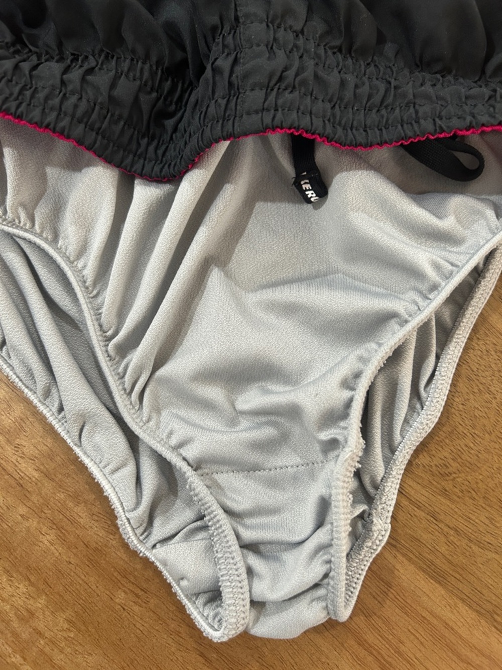 Nike Women's Black with Hot Pink Trim Athletic Shorts - Picture 5 of 8